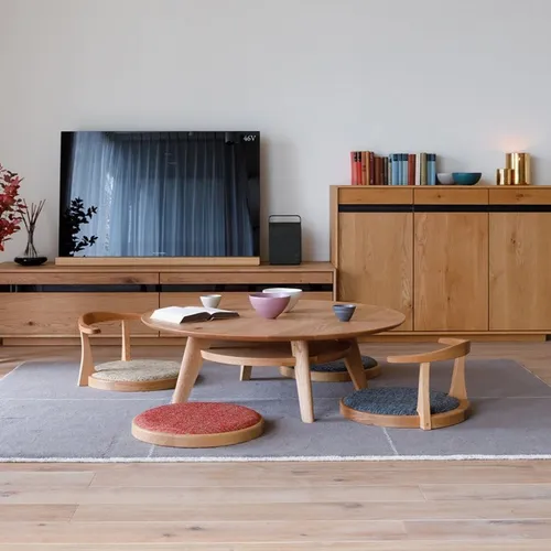 HIRASHIMA - AGILE Zataku Circle Table