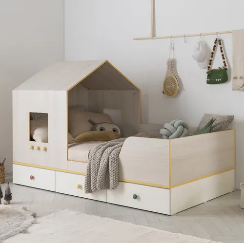 Blue Label FAMILY TRIP Mini House Bed with 3 Drawers (accept pre-order)