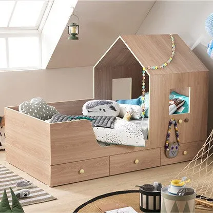 FAMILY TRIP Mini House Bed with 3 Drawers (accept pre-order)