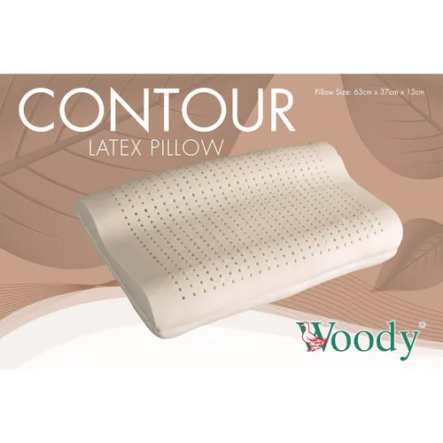 Woody - Malaysia 100% All-Natural Latex Pillow (Contoured)
(Note: Kept under 255 characters while preserving product name, origin, material claim, and shape description. Removed Chinese characters and maintained professional e-commerce tone.)