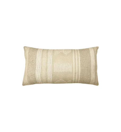 Geometric knitted cushion - rectangular