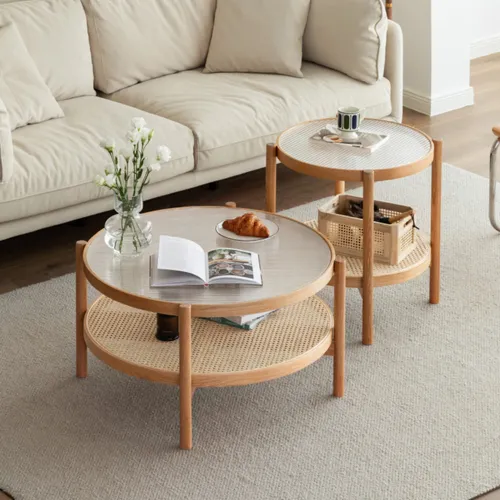 Rattan Combo Coffee Table