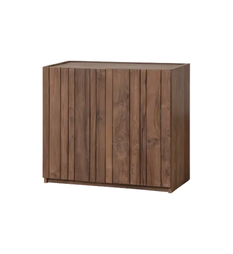 Line shoe cabinet with 2 doors