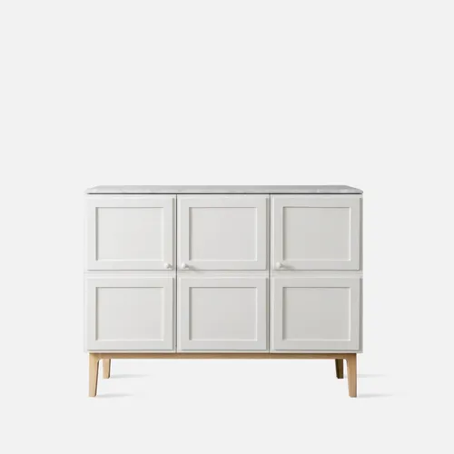 MABURU Sideboard, White L120cm