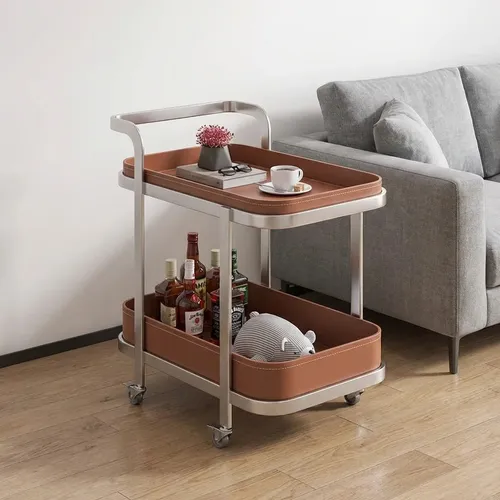 Atlas Bar Cart With Wheels