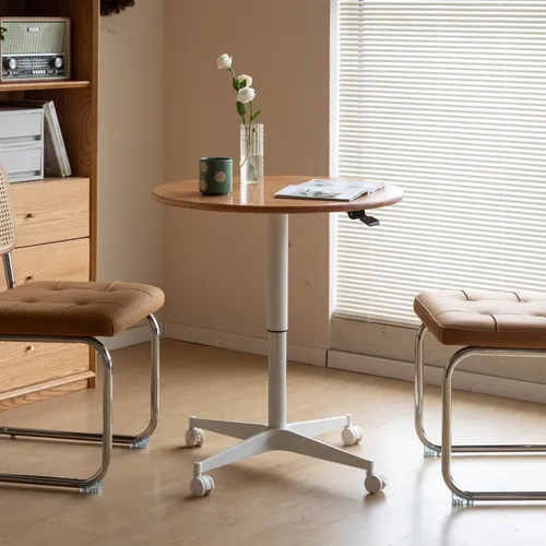 Waltz height-adjustable round table