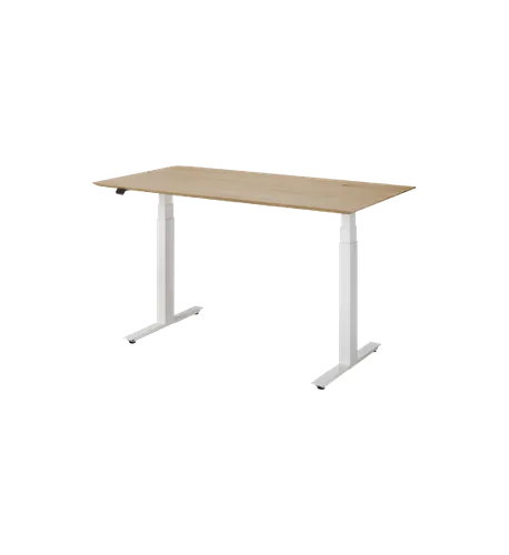 Bok adjustable desk with cable management