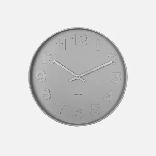 Wall Clock Mr. Grey Numbers
