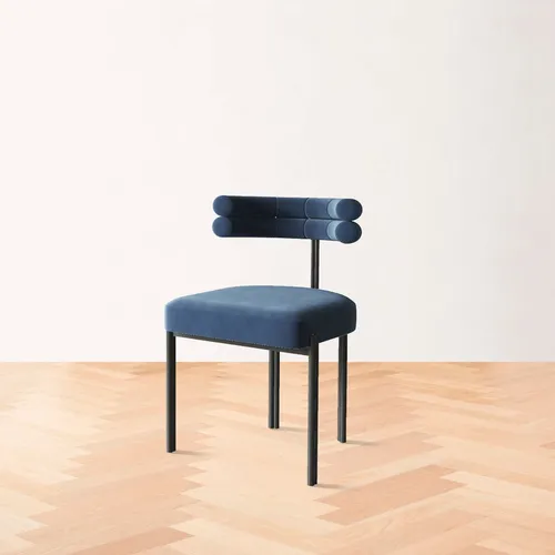 Cohen Velvet Upholstered Chair (Set of 2)