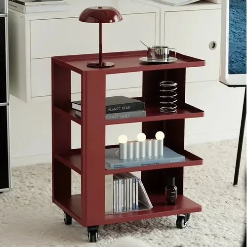 Mossend Vintage Mobile Side Table Cart