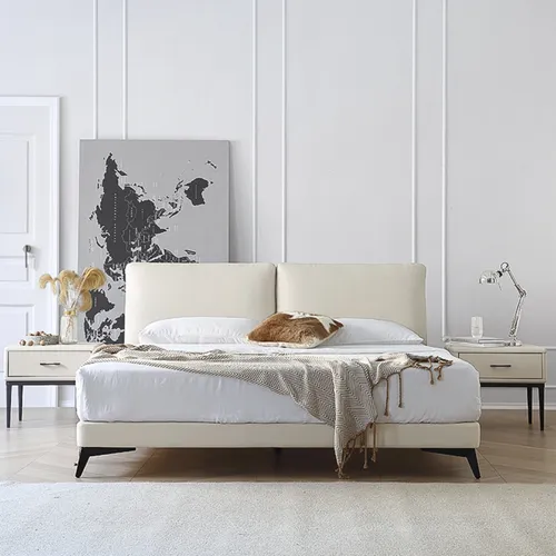 Cali Genuine Leather Bed Frame