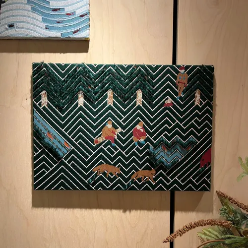 Yuri Himuro - SNIP SNAP SATOYAMA | fabric art panel