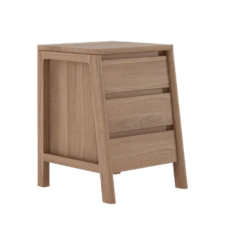 Circa17 side table with 3 drawers