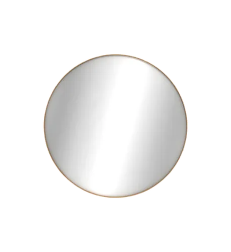 Sophisticated wall mirror - round