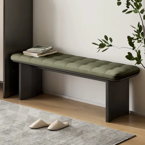Lyco Leather Bench