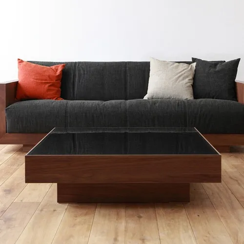 HIRASHIMA - CHOCOLAT Living Table (Glass)
