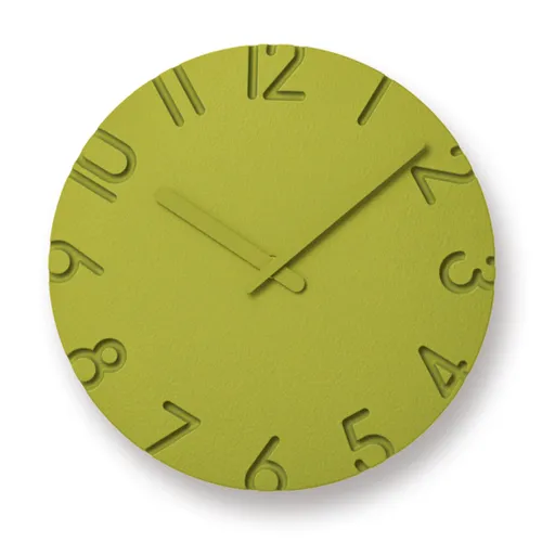 Lemnos - Carved Colored Clock