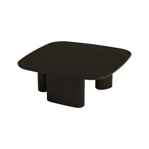 Pebble Sqaure Coffee Table - Black Oak