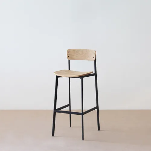 Flo - Angle Stool with back rest