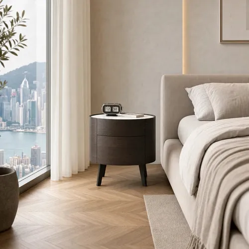 Andlia Oval Nightstand