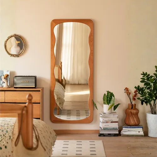 Wave full-length mirror