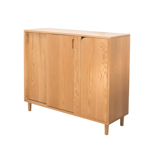 PERD Slide Shoe Cabinet Oak