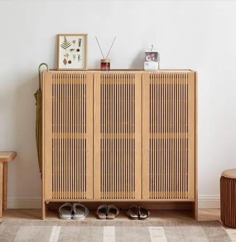 Sintered Stone Top Shoe Cabinet with light