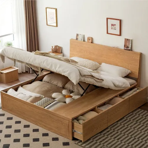 Rhine Hydraulic Bed with Drawers