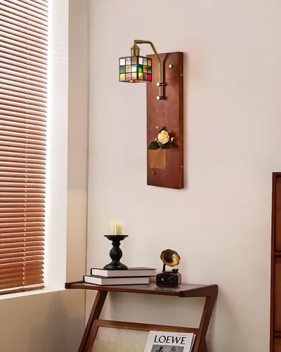 Piper Glass Magic Cube Wall Light